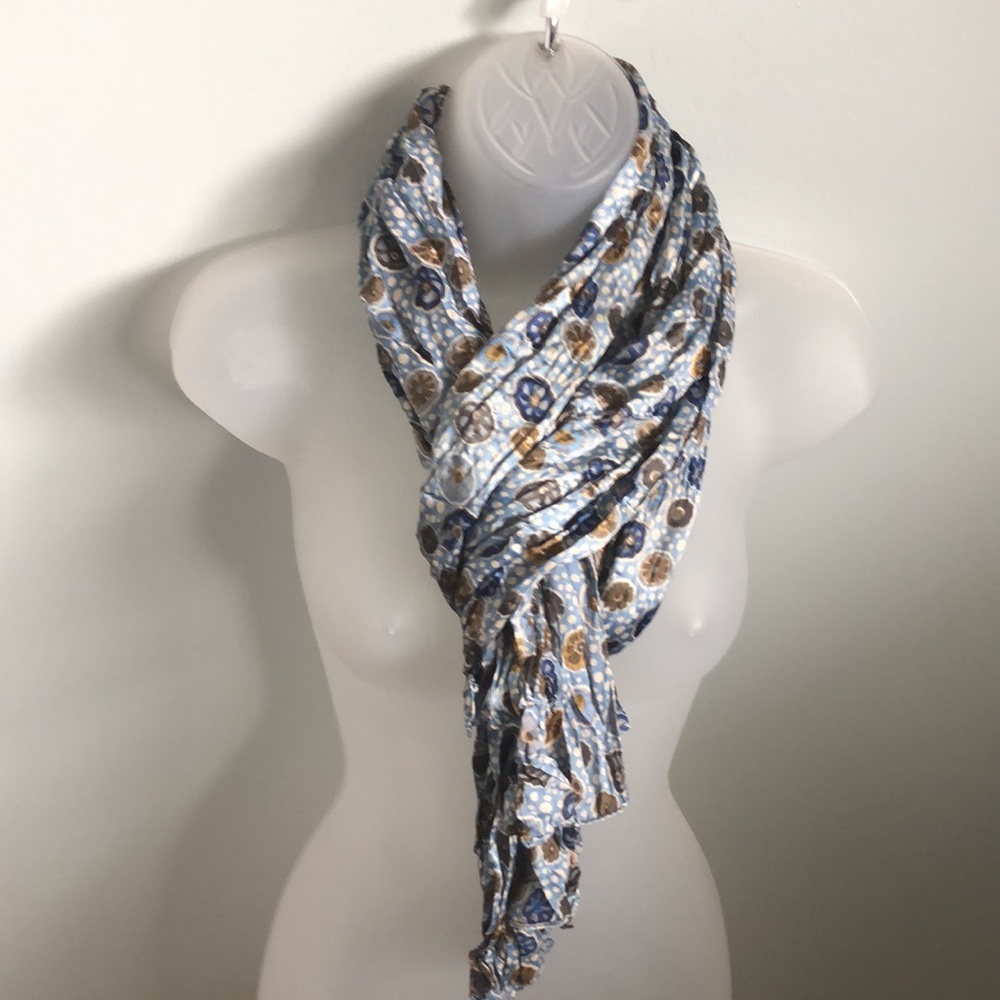 3 for $15 Lovely Floral Scarf Plisse look fabric